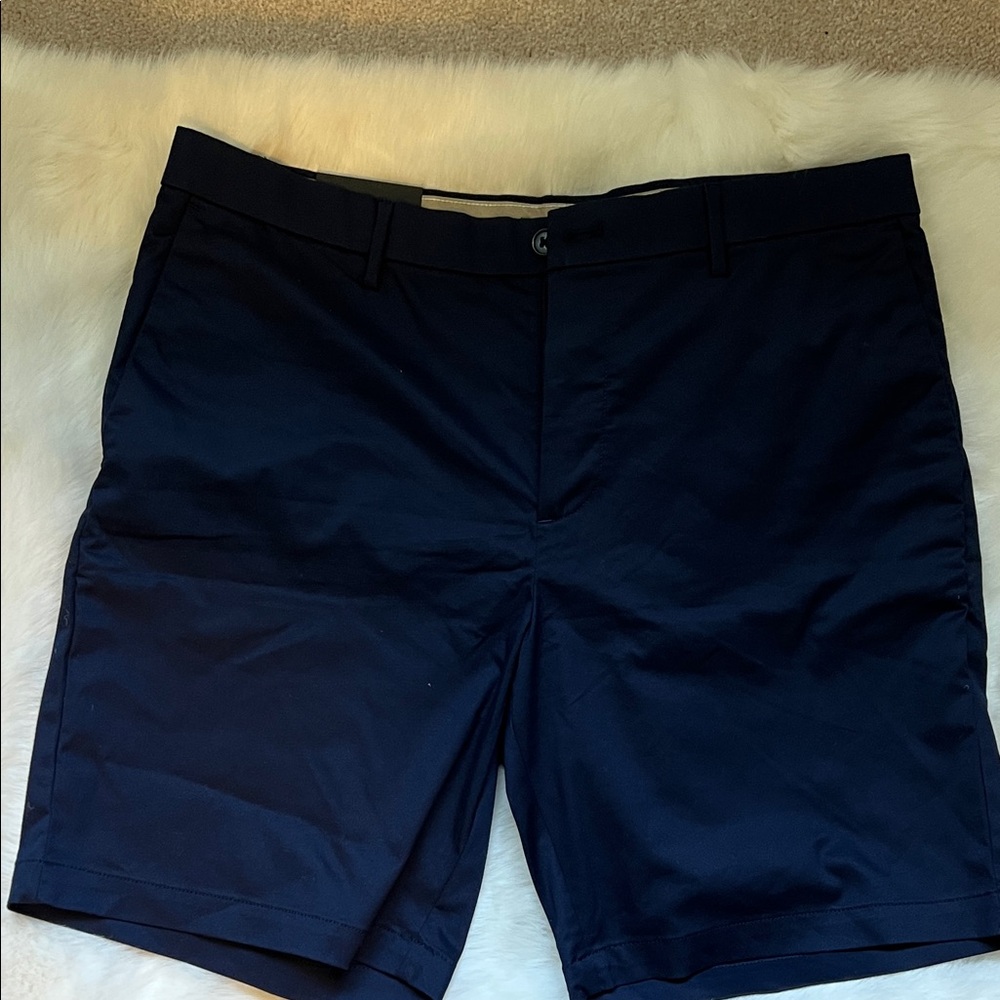 Banana Republic Dark Blue Flat Front Shorts